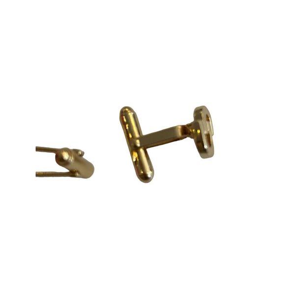 Christian Dior CD Design Cufflinks Gold Tone Men's Fashion Jewelry Collection - Picture 5 of 5